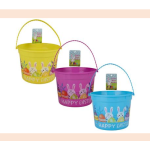 Easter Hunt Basket, with plastic handle, assorted